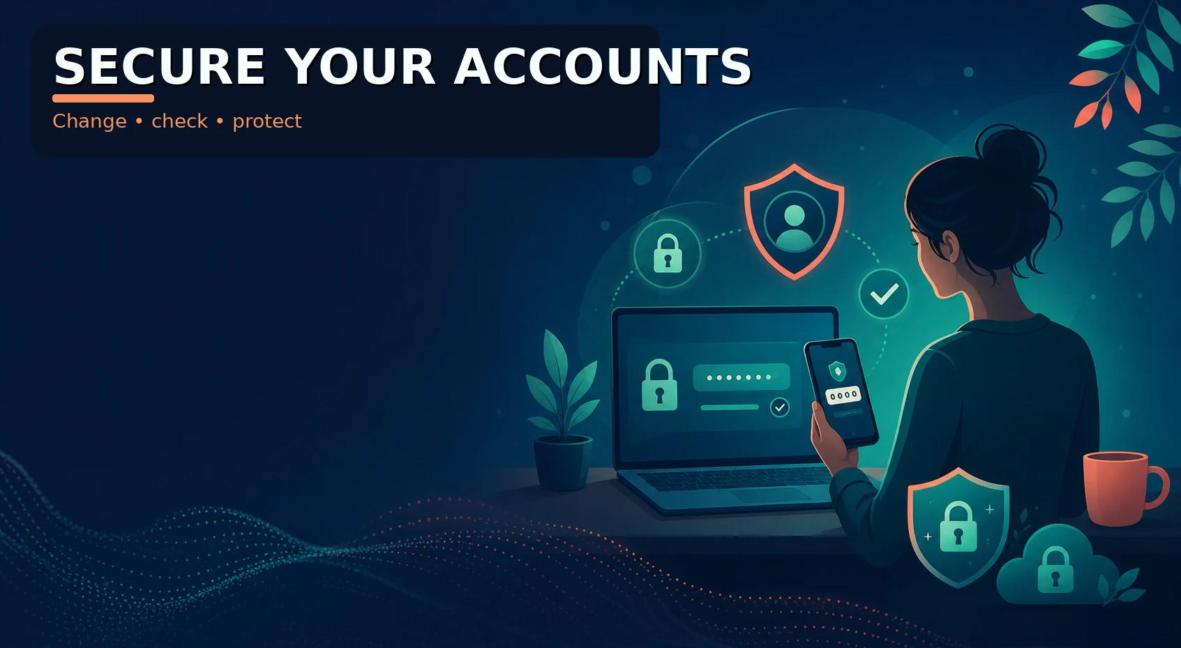 Securing accounts after image-based abuse with passwords and two-factor authentication