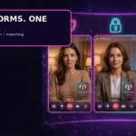 Three random video chat platform widgets compared for privacy and moderation