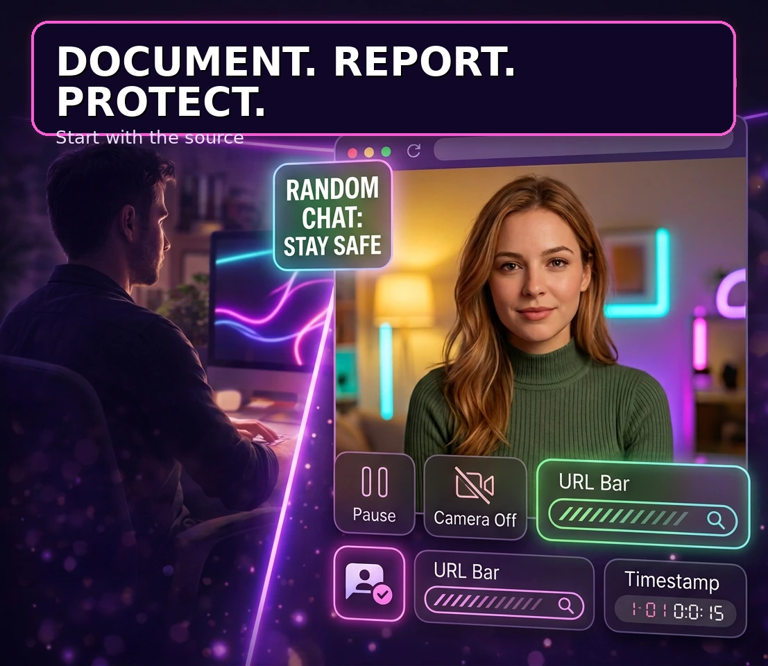 First steps for documenting and reporting a webcam privacy incident