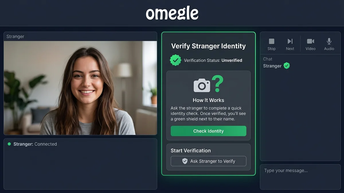 How to Verify Someone Is Real on Random Video Chat Before You Show Anything